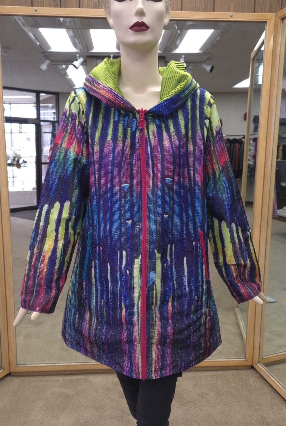 ubu rainbow raincoat giverney