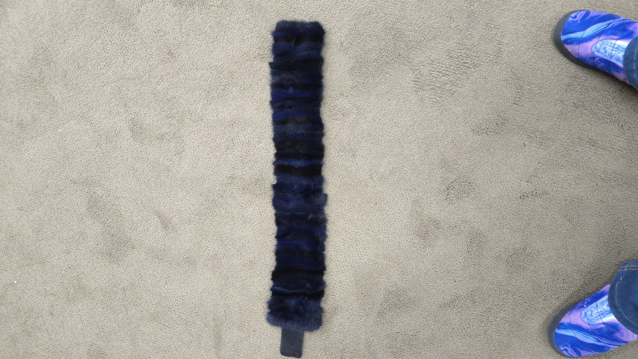 mink fur headband