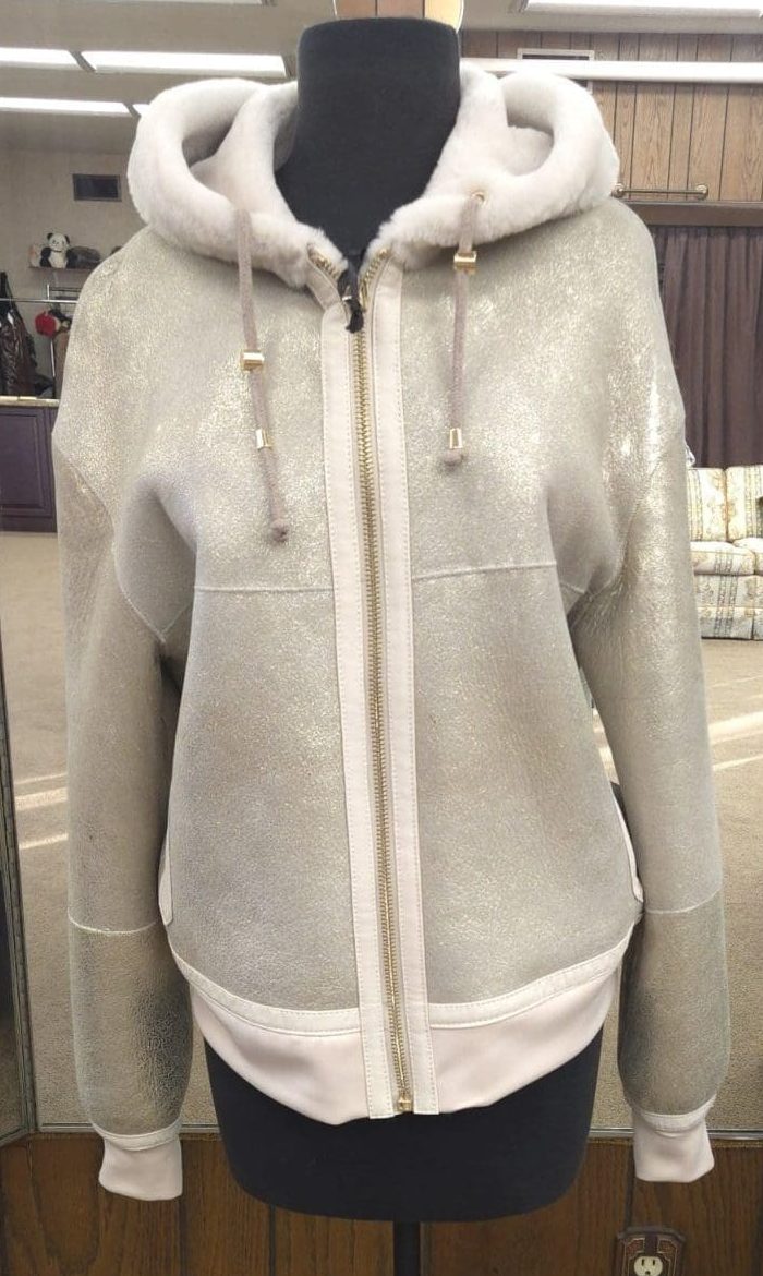Tosato Metallic Shearling Parka Ugent Furs
